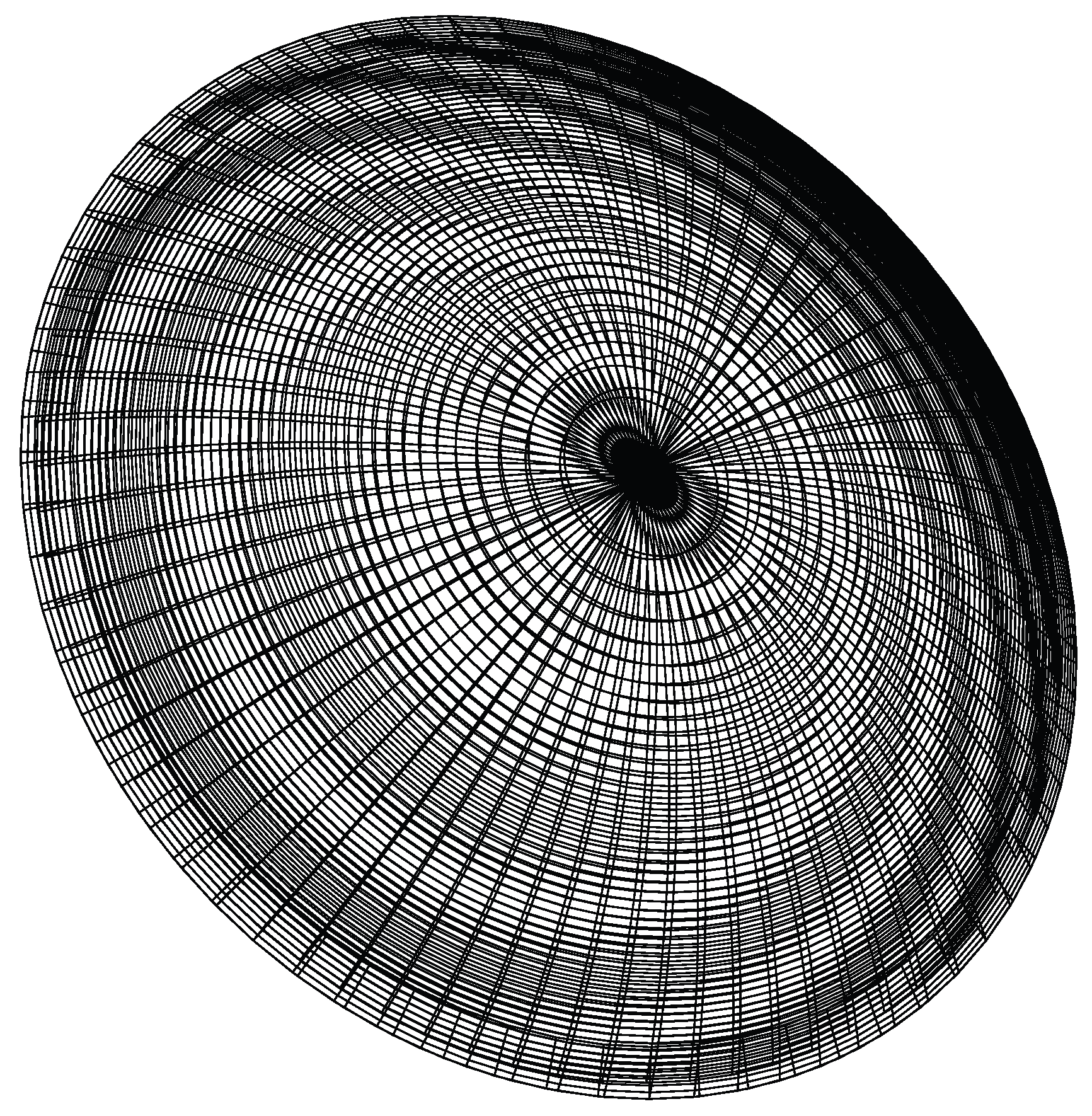 Figure 1 Parametric spherical-cap shell used as the geometric abstraction for the microhabitat. The complete geometry generator is available through the external code archive described in Section 2.9.